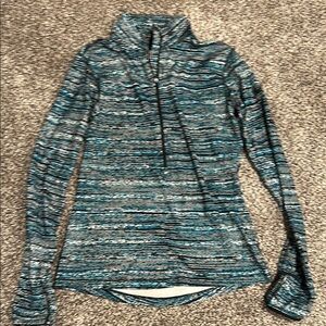 Nike Black and Blue 1/2 Zip